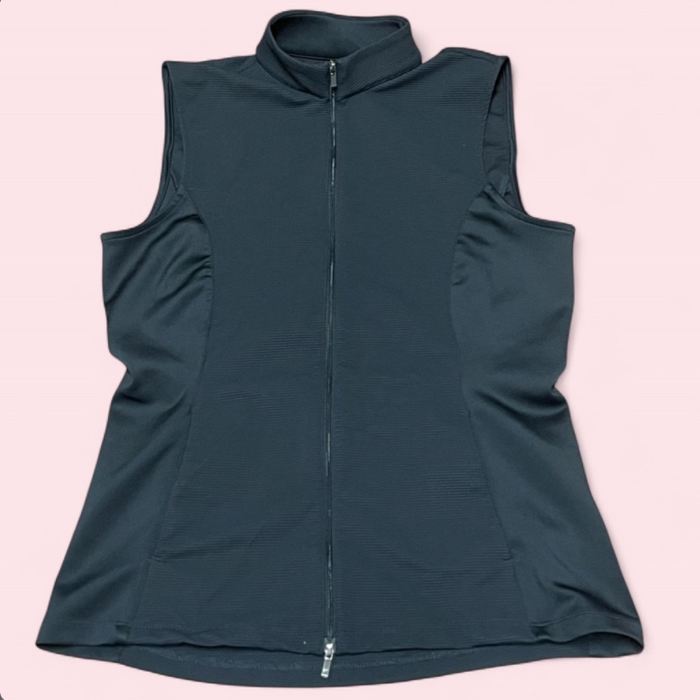Greg Norman Women’s Golf Vest | EUC | Ribbed Performance | Small | Black